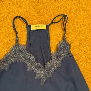 Bailey 44 Midnight Blue Lace Chemise